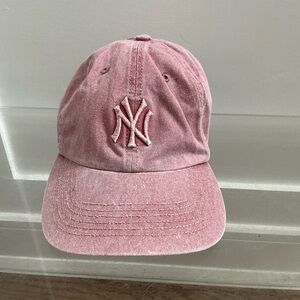 47 Brand - NY YANKEES Pink BASEBALL GARMENT DYED Cap